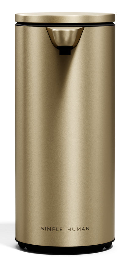 simplehuman ST1102 Automatischer Seifenspender – Tisch – Edelstahl, Gold, Wiederaufladbar