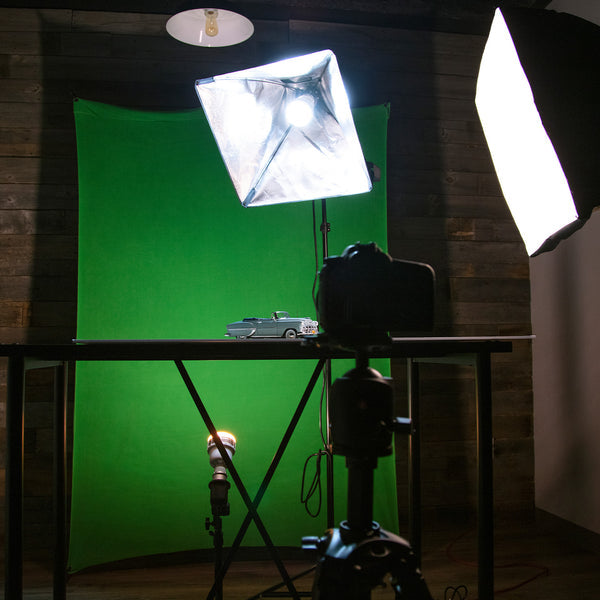 Westcott X-Drop Pro Hintergrund – 2134 × 1524 mm, Polyester – Chroma-Key Grün