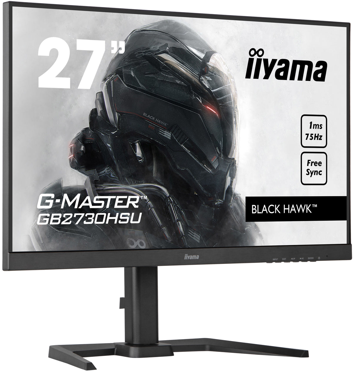 iiyama G-MASTER GB2730HSU-B5 – 27", 1920 × 1080 (Full HD), TN, 75 Hz
