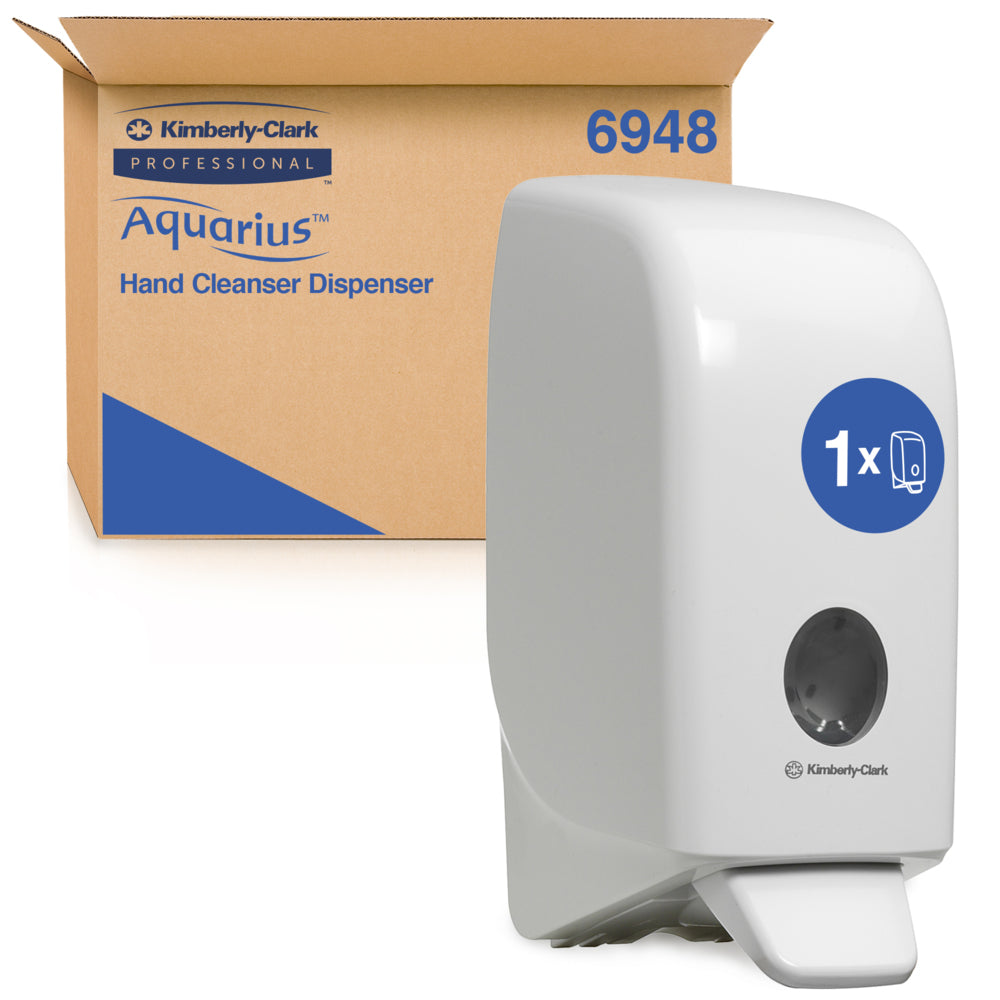 Kimberly Clark Manueller Seifenspender – Wandmontage – 1000 ml, Weiss, Kunststoff