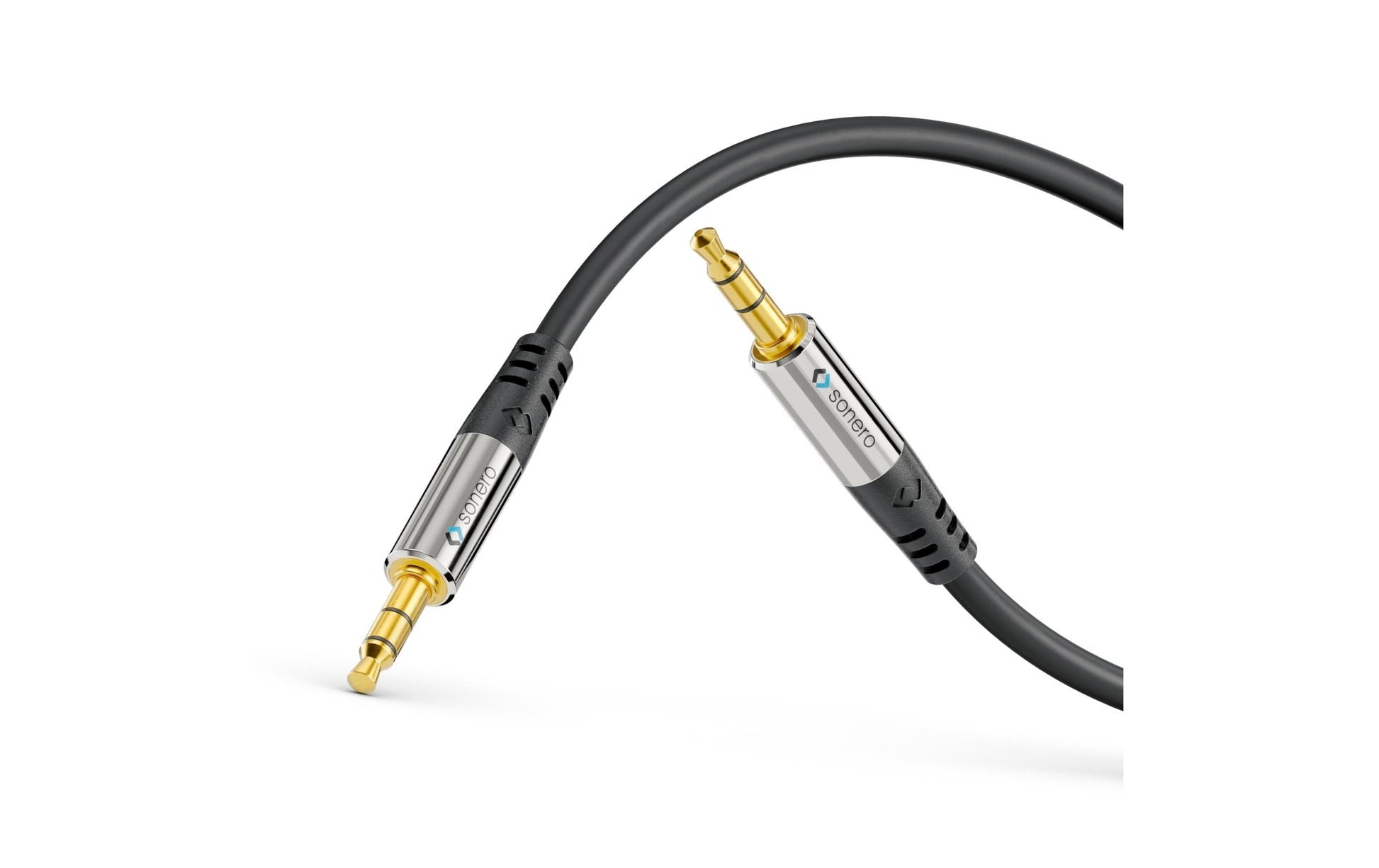 Sonero 3,5-mm-Klinkenkabel – Stecker zu Stecker – 3 m, 3-pol (TRS), vergoldete Stecker