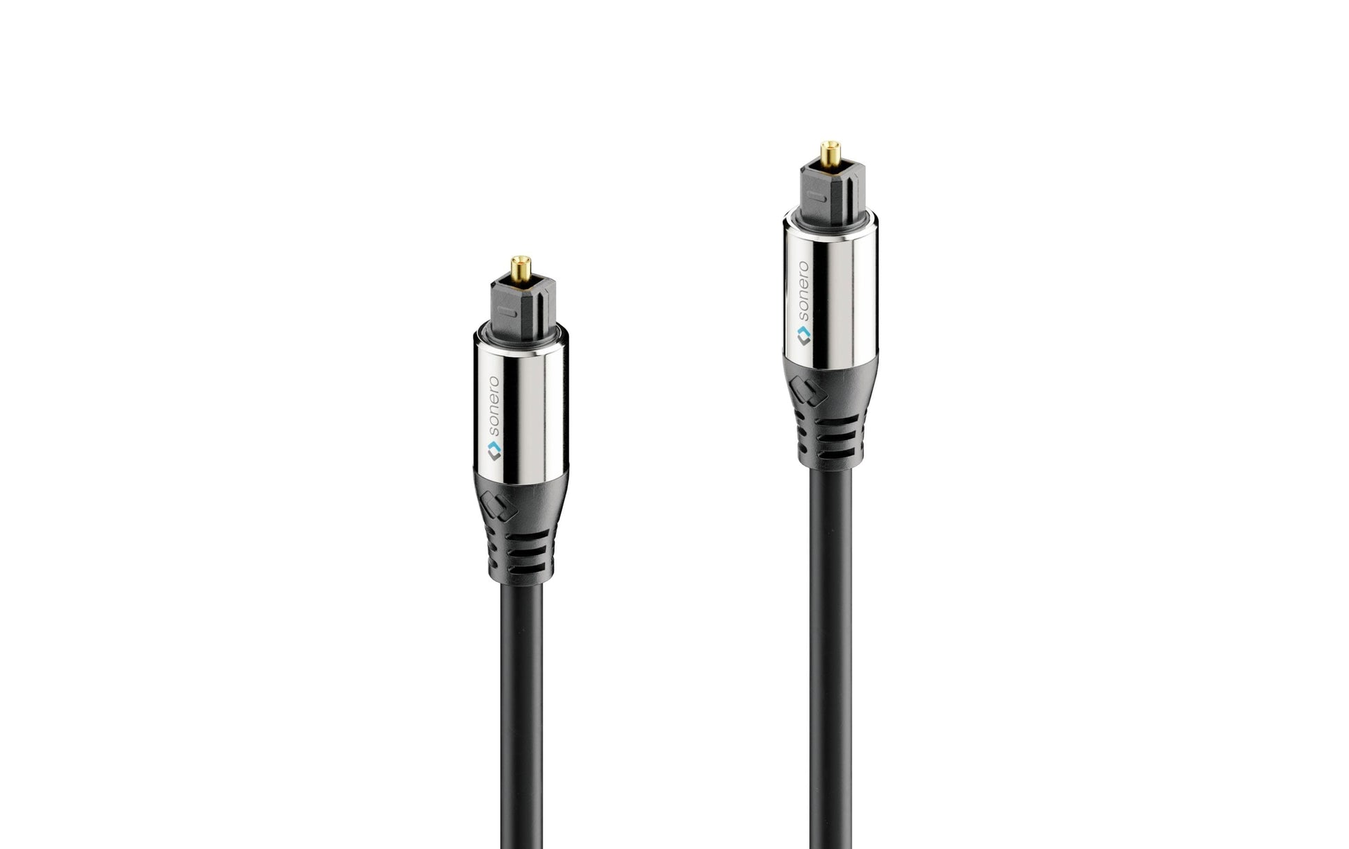 Sonero Toslink-Kabel (optisch) – Toslink Stecker–Stecker – 5 m, vergoldete Stecker