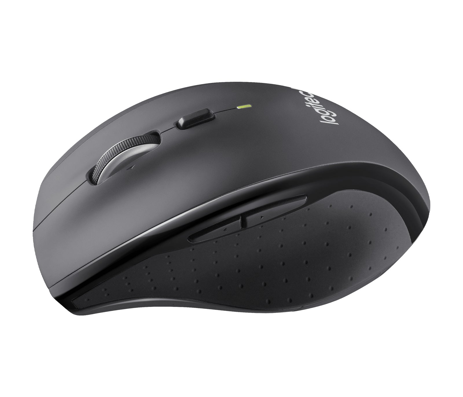 Logitech Marathon M705 Maus – kabellos, 1'000 dpi, 8 Tasten, für Rechtshänder, programmierbare Tasten, schwarz