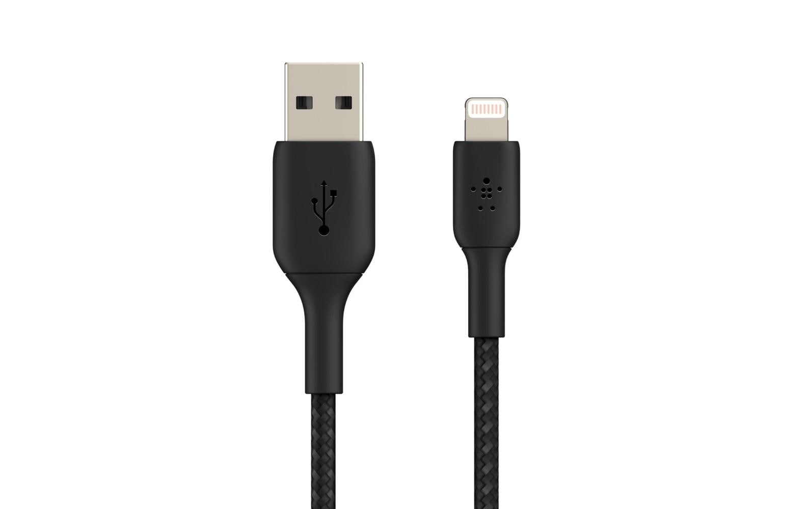 Belkin USB auf Lightning Kabel, 0,15 m, Schwarz, MFi-zertifiziert