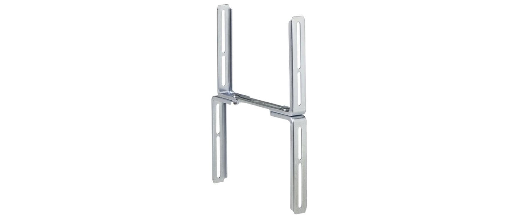 Alba-Krapf Wandhalterung – Silber – 30 kg – 280 × 210 mm – Für Balkonpflanzen – 2 Stück