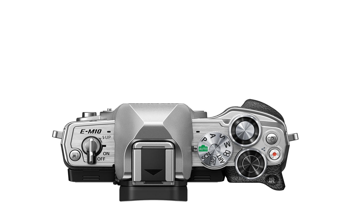 Olympus E-M10 Mark IV Gehäuse – MFT, 20,3 MP, 4K, silber