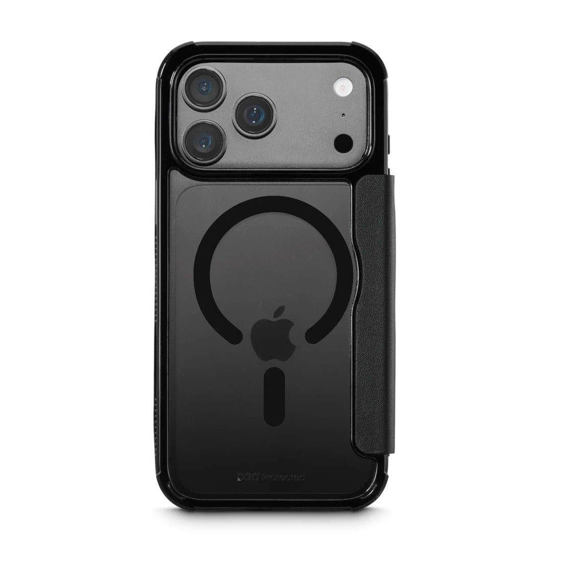 Hama Folio – für Apple iPhone 17 Pro Max / 18 Pro Max, MagSafe, 2 Kartenfächer, PC+PU+TPU, Schwarz