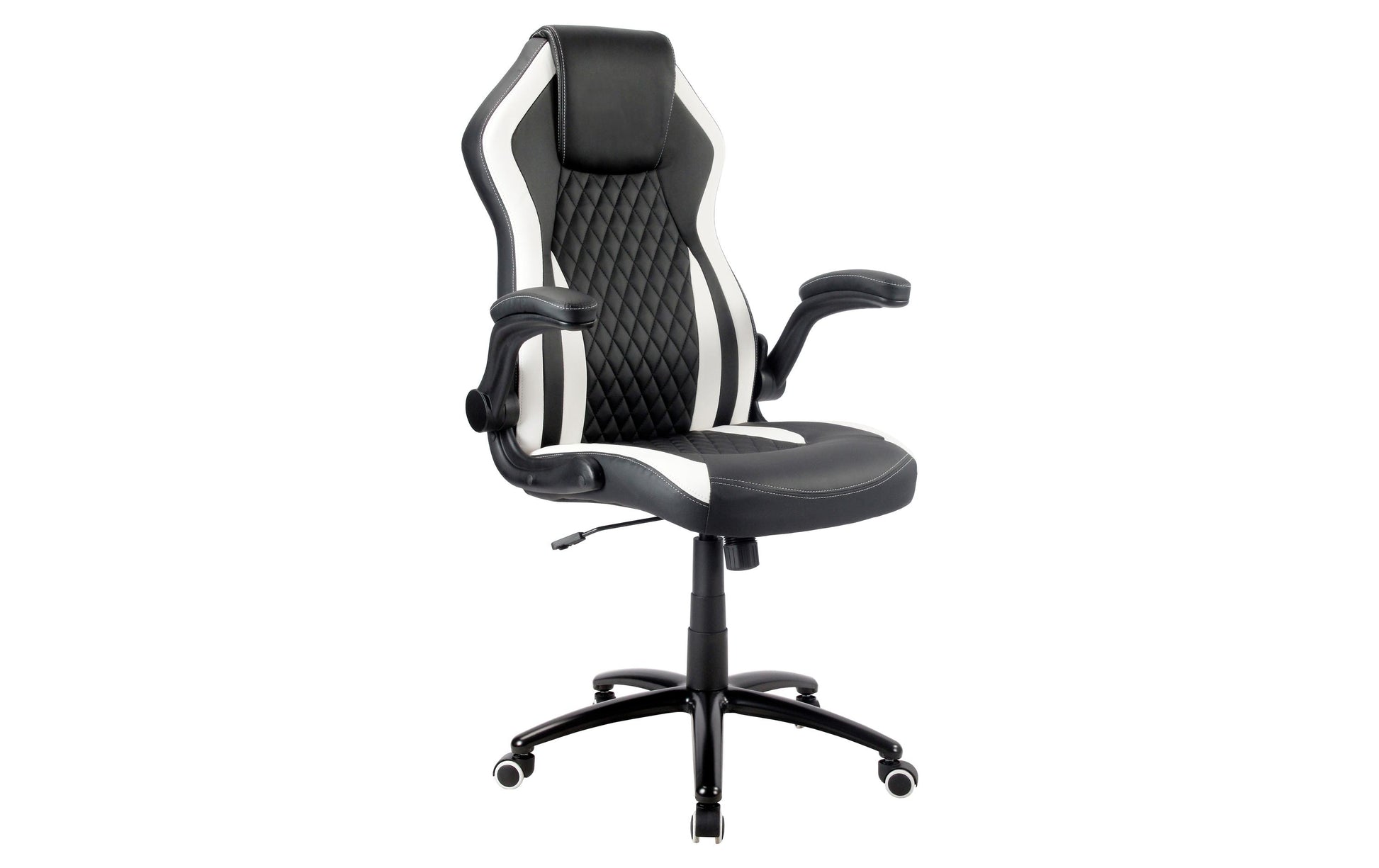 Racing chairs Racingchair Bürostuhl CL-RC-BW-2 – 70×65×126 cm, 150 kg, schwarz/weiss