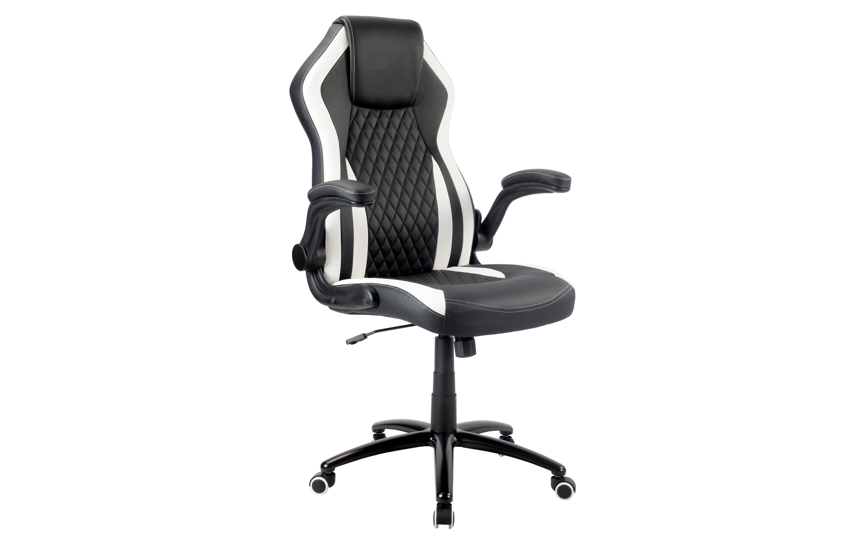Racing chairs Racingchair Bürostuhl CL-RC-BW-2 – 70×65×126 cm, 150 kg, schwarz/weiss
