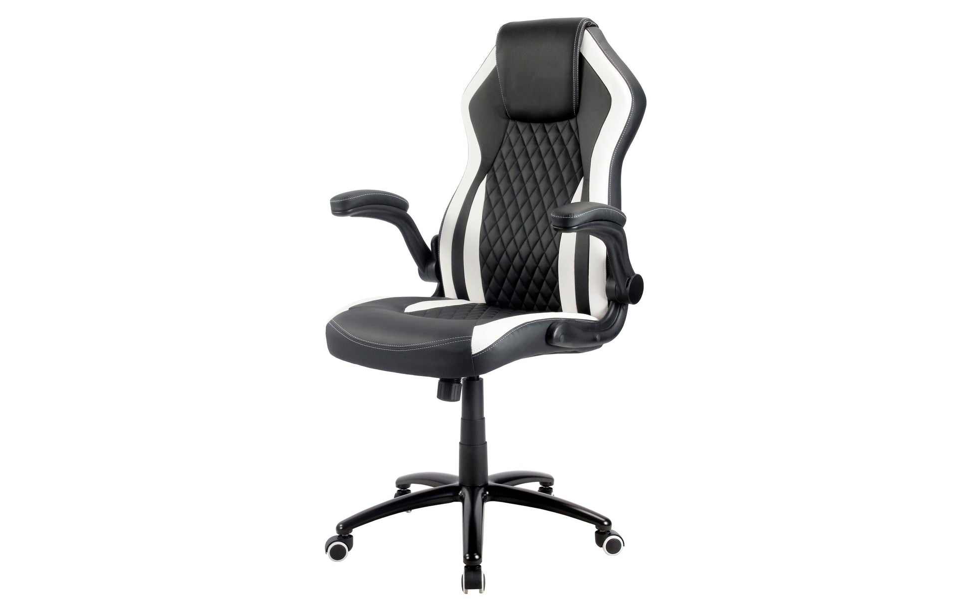 Racing chairs Racingchair Bürostuhl CL-RC-BW-2 – 70×65×126 cm, 150 kg, schwarz/weiss