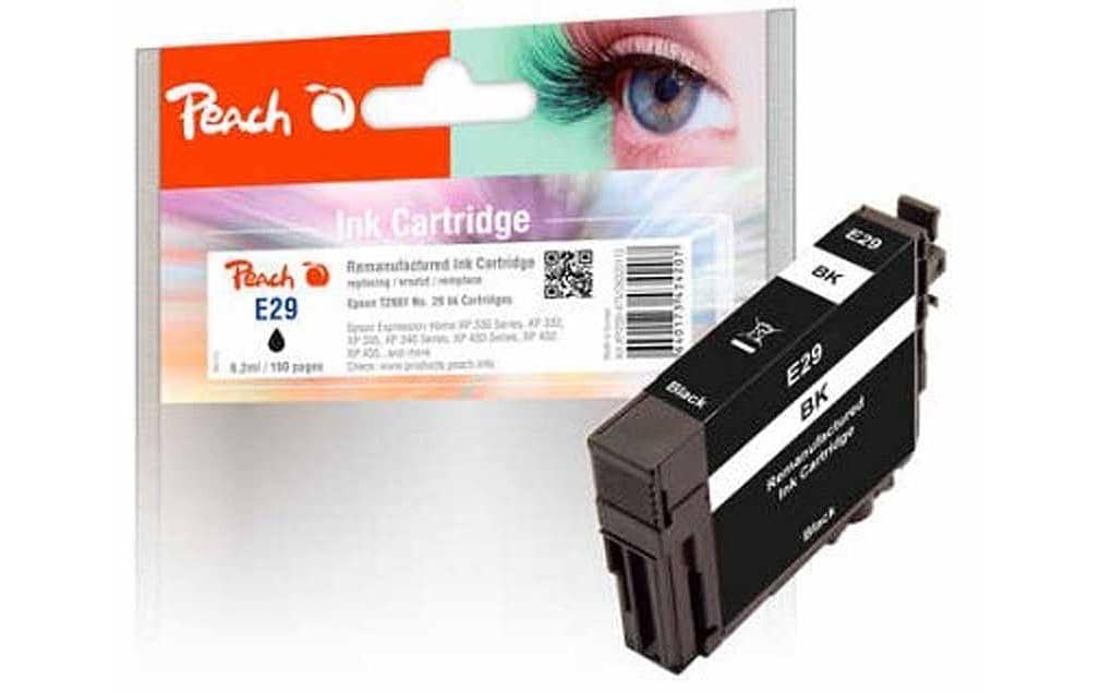 Peach 29 Schwarz Tintenpatrone (Kompatibel) – 190 Seiten – für Epson Expression Home XP-235/XP-240/XP-245 …