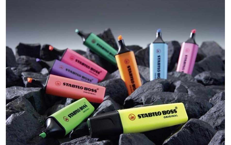 STABILO BOSS ORIGINAL Textmarker Nachfülltinte – Neongrün, für STABILO BOSS ORIGINAL, GREEN BOSS, 20er-Pack