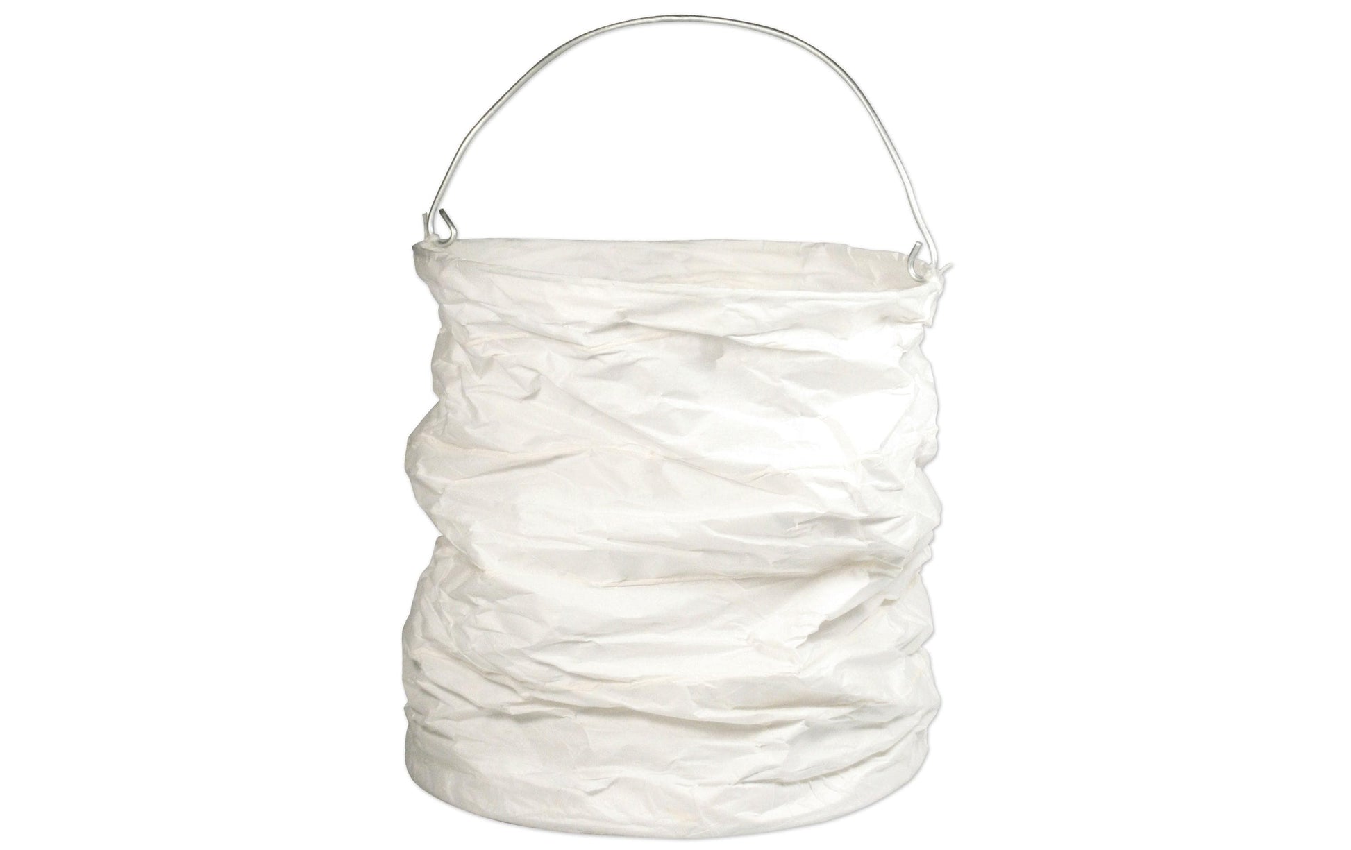 URSUS Papierlaterne, Papier, Ø 13 cm × 19 cm, Set à 6, Weiss