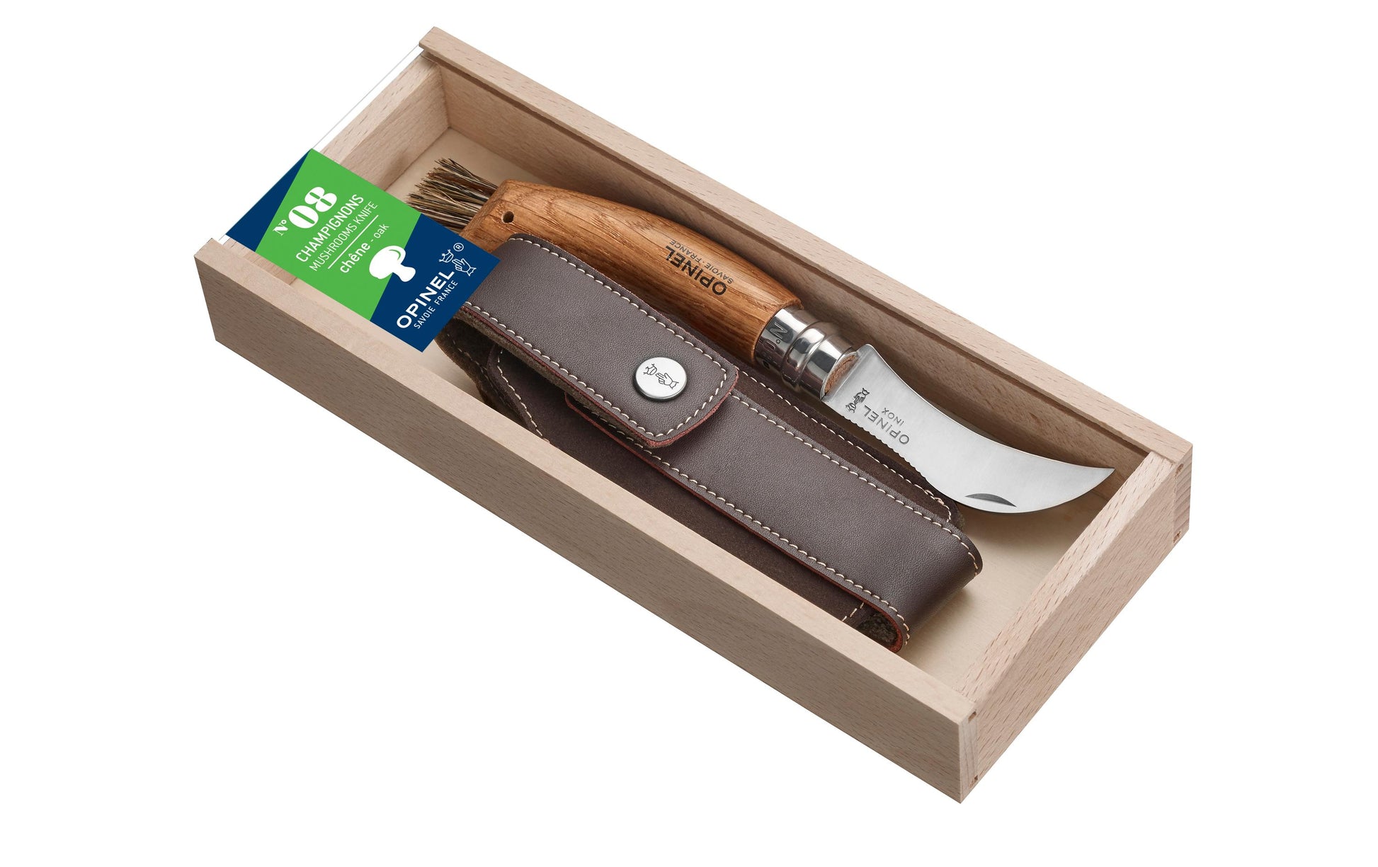 Opinel N°8 – Klappmesser 80 mm, Holzgriff, arretierbar