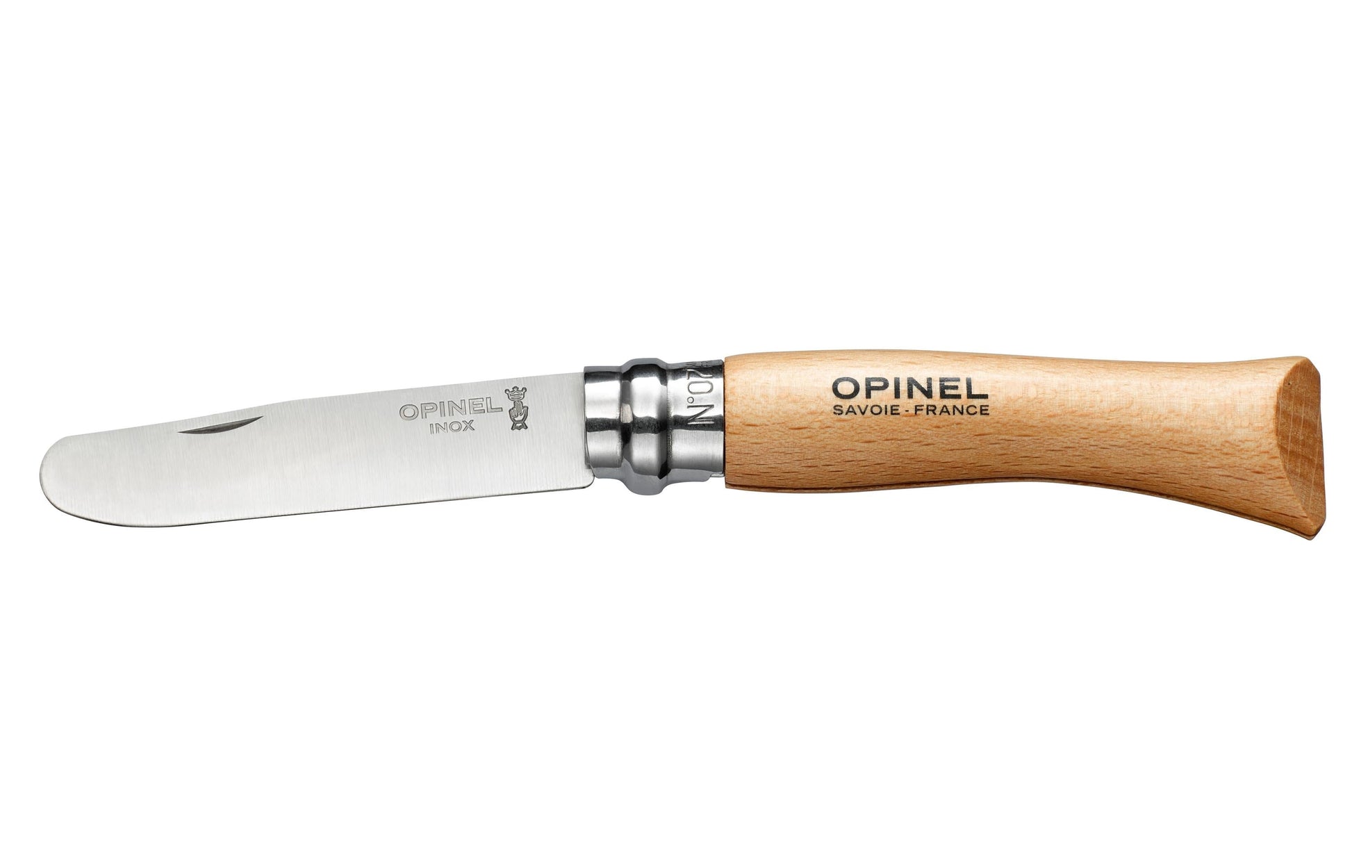 Opinel N°07 Mein Erstes – Klappmesser 80 mm, Holzgriff, Virobloc