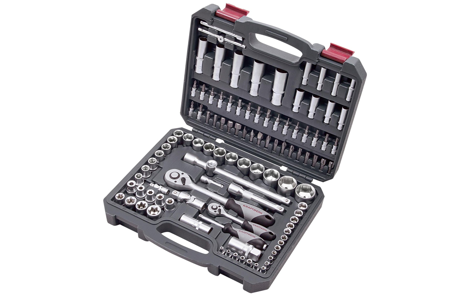 Kraftwerk Steckschlüssel-Set – Antrieb 1/4" + 1/2" – 204.103.601