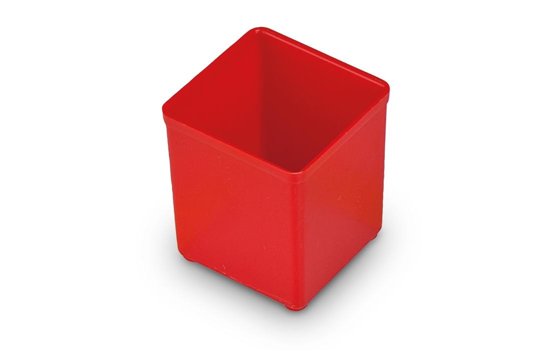 L-BOXX Insetbox A3 – 48-teilig, rot, PS, B 52 × H 63 × T 52 mm