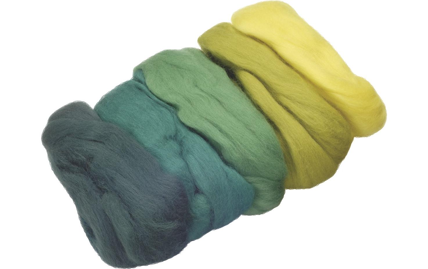 KNORR prandell Filzwolle Merino Garn Petrol – 50 g, 100% Wolle