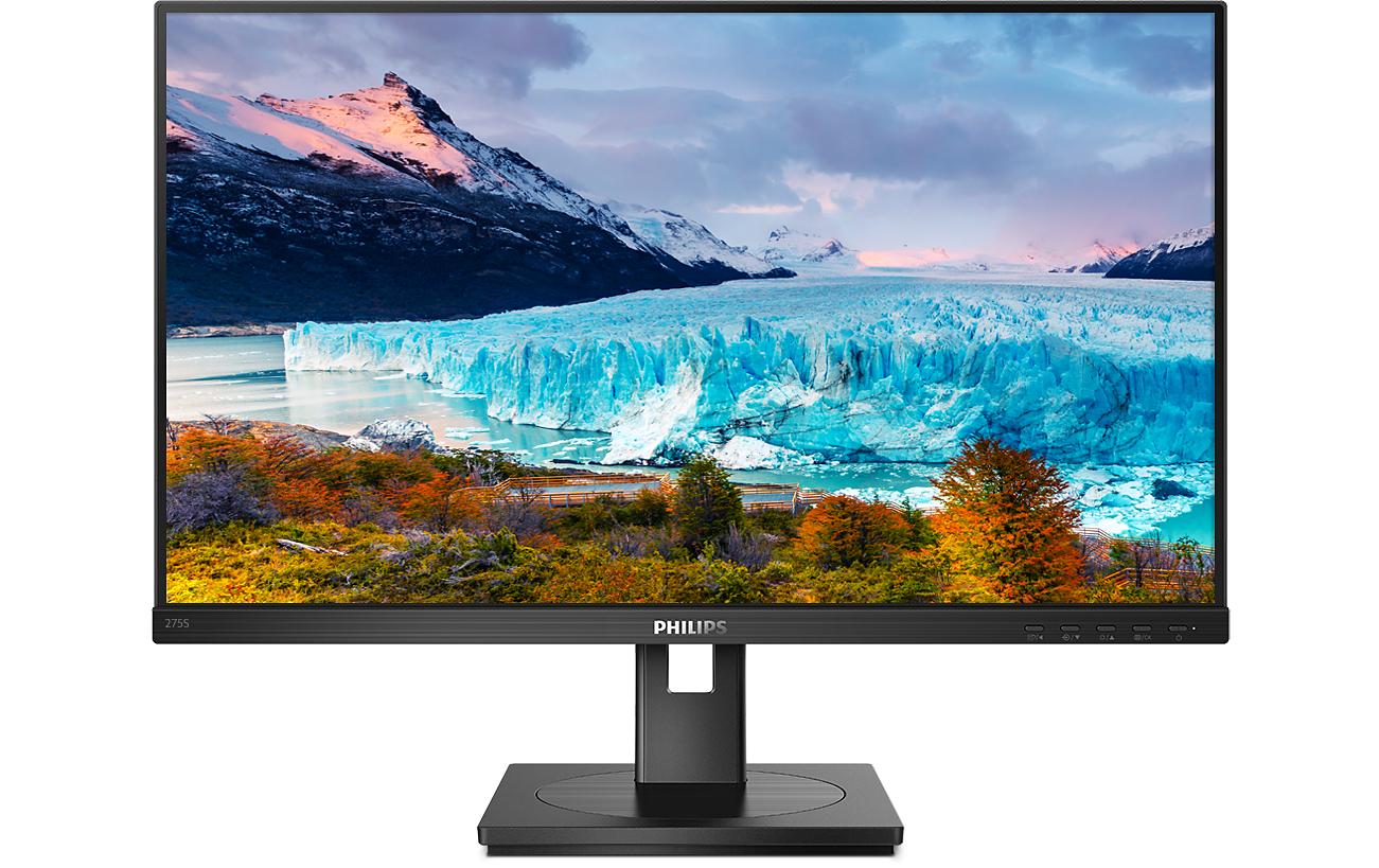 Philips 275S1AE/00 – Monitor, 27", 300 cd/m², Integrierte Lautsprecher, Adaptive Sync, VESA 100 × 100, Schwarz