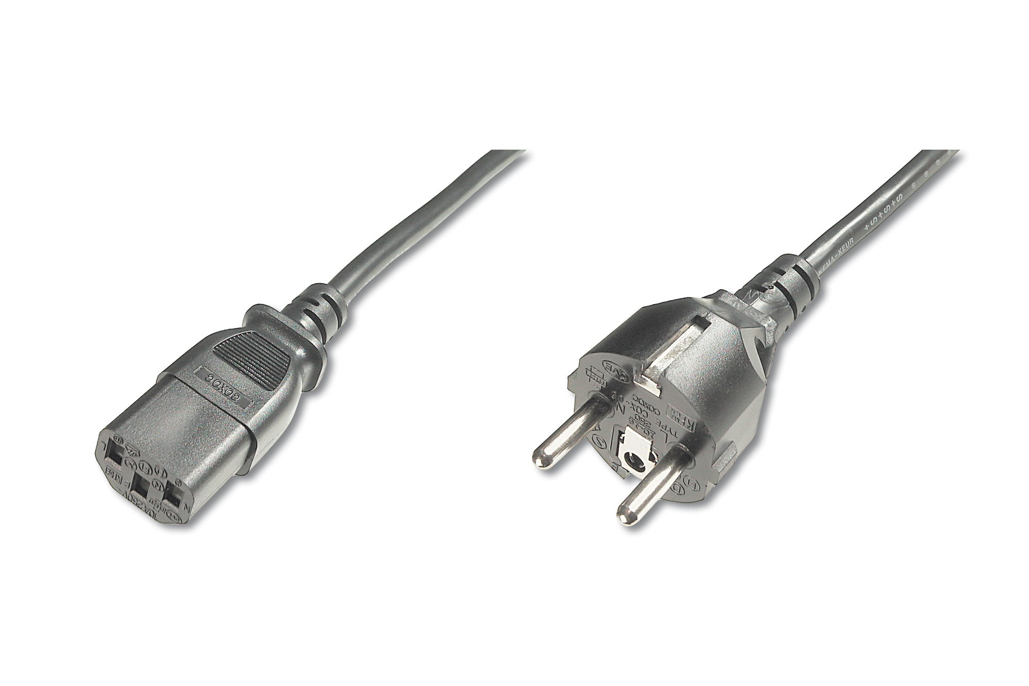 Digitus Netzkabel, Schuko auf IEC C13, 12 m