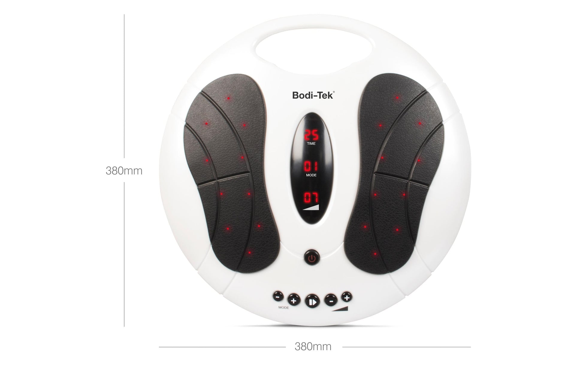 Bodi-Tek Elektrostimulationsgerät – Weiss, 440 × 150 × 440 mm (B×H×T), 3050 g