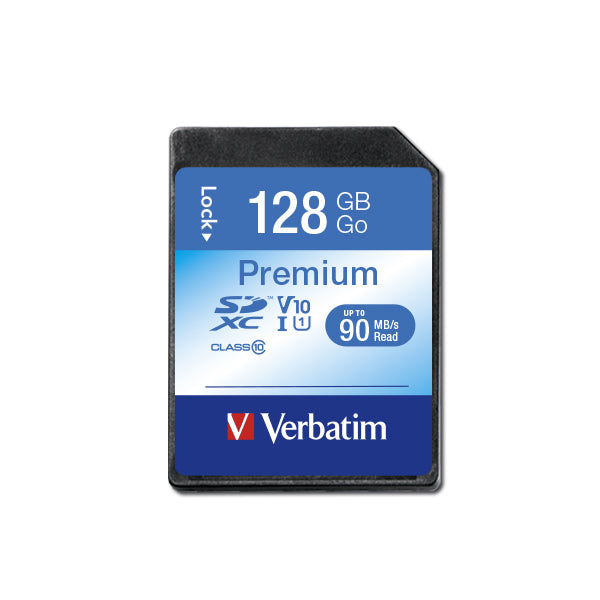 Verbatim Premium SDXC-Speicherkarte – 128 GB, Klasse 10