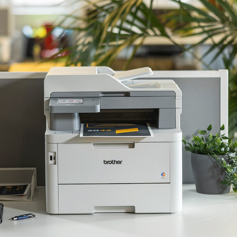 Brother MFC-L8390CDW – Farbiges Laser-MFP A4, 4-in-1 – USB/LAN/WLAN – Duplex, Duplex-ADF – 30 Seiten/Min S/W