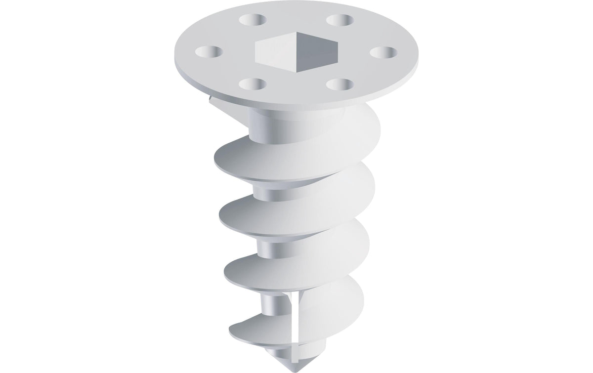 TOX Dämmstoffdübel Thermo Plus – Ø 24 × 55 mm, Kunststoff, Weiss, 2 Stk., für Dämmplatten