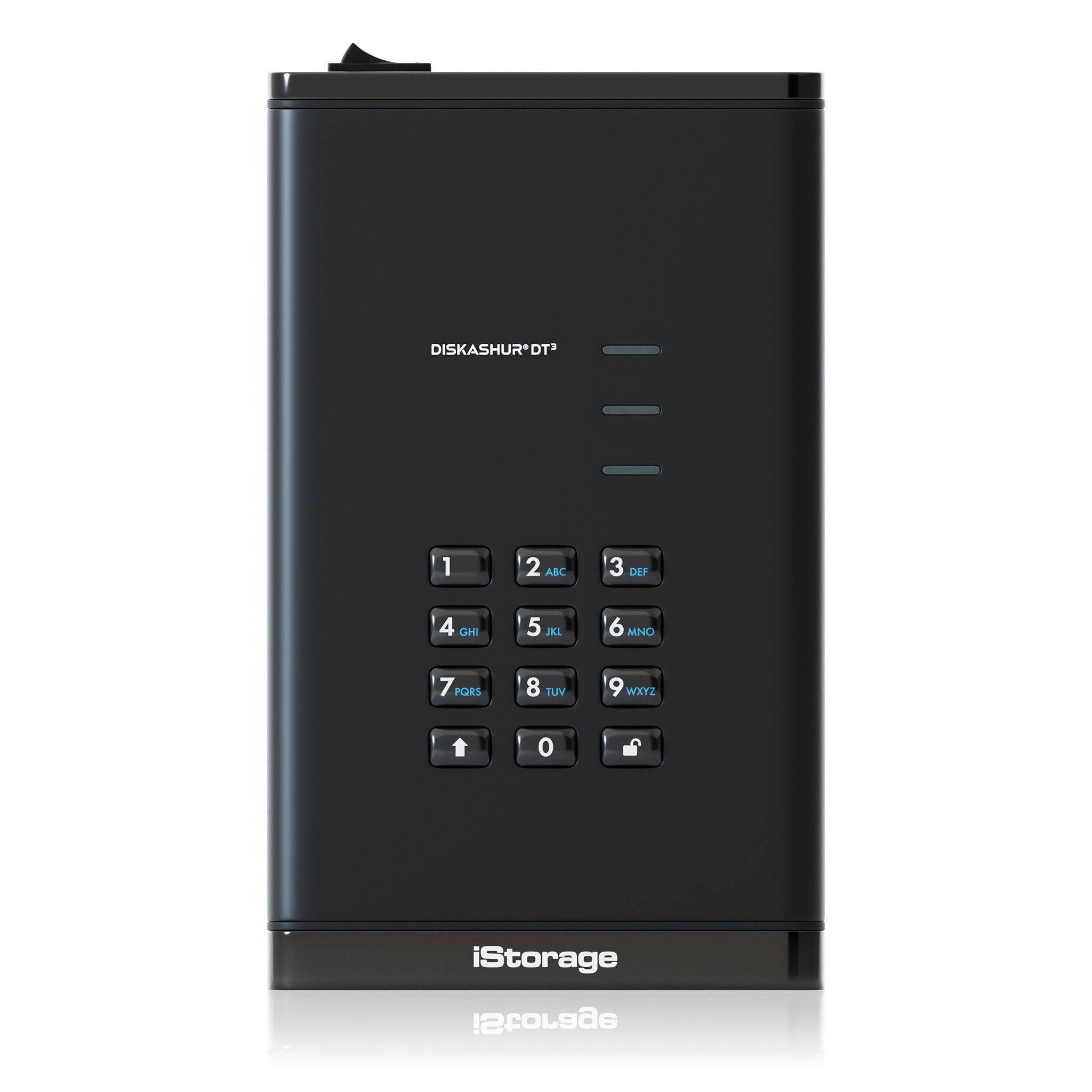 iStorage diskAshur DT3 22TB – 3,5" Desktop HDD – USB-C 3.2 Gen 1