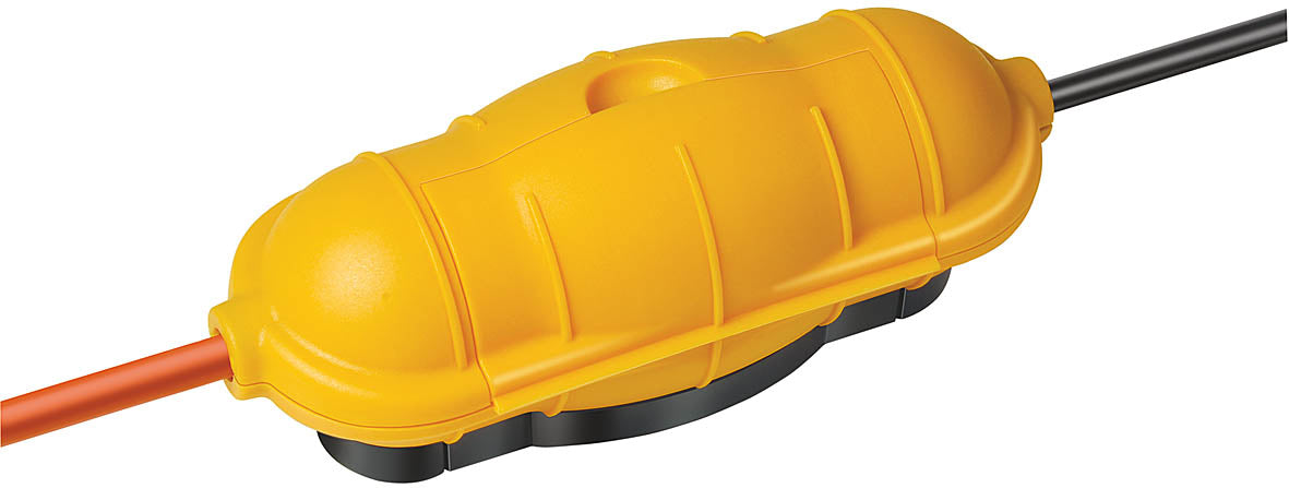 Brennenstuhl Safe-Box BIG Aussen-Kabelbox, 215×90×75 mm, IP44 – gelb