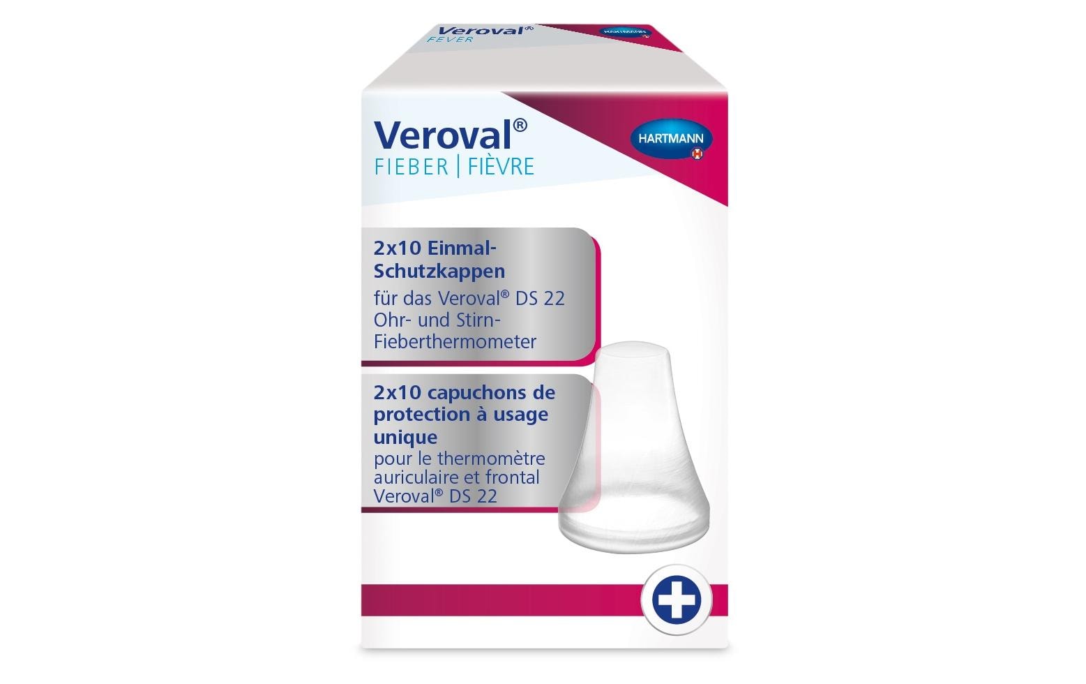Veroval Schutzkappen – für Veroval 925461 – 20 Stk – Kunststoff