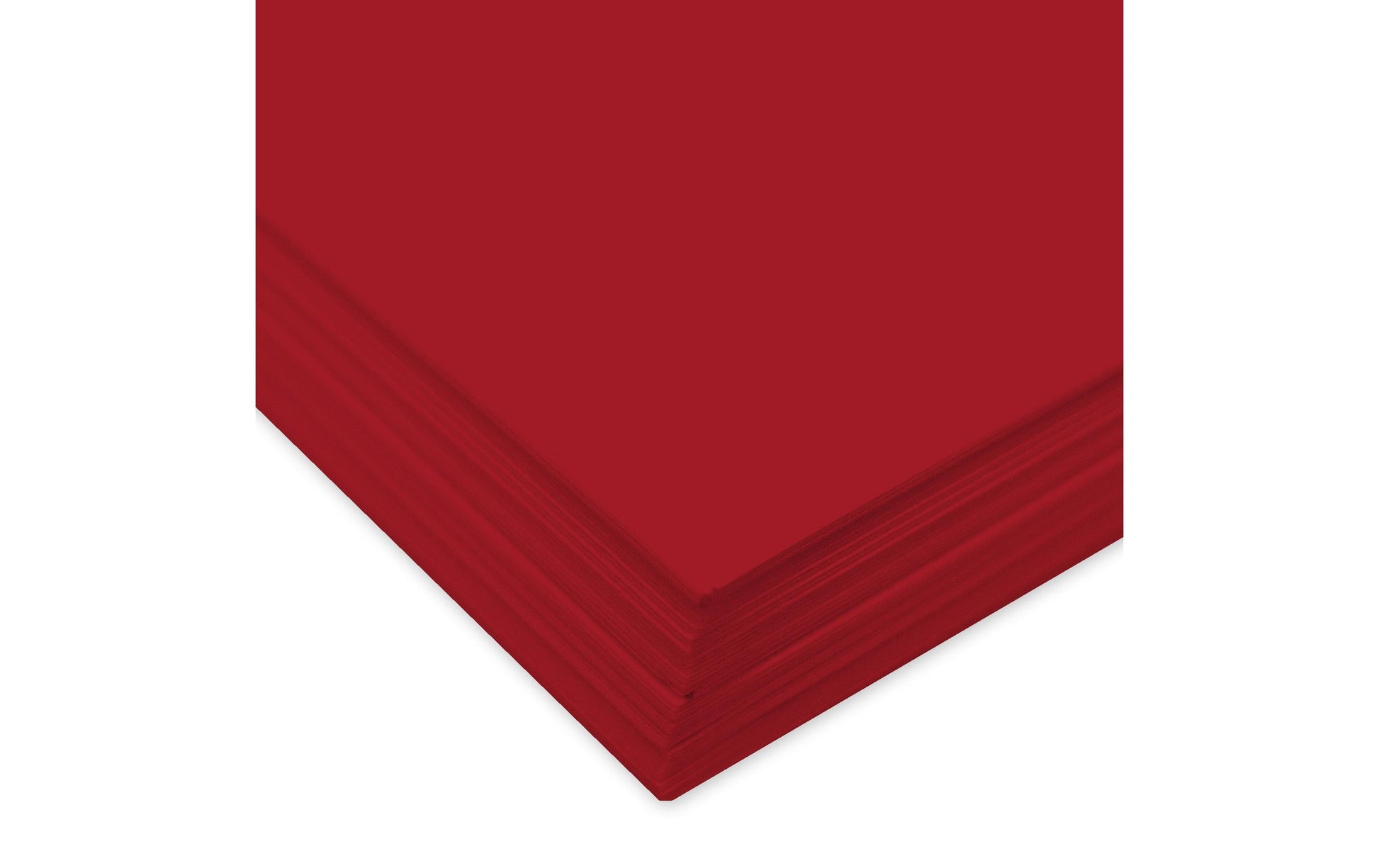 URSUS Tonzeichenpapier – A4, 130 g/m², Dunkelrot, 100 Blatt