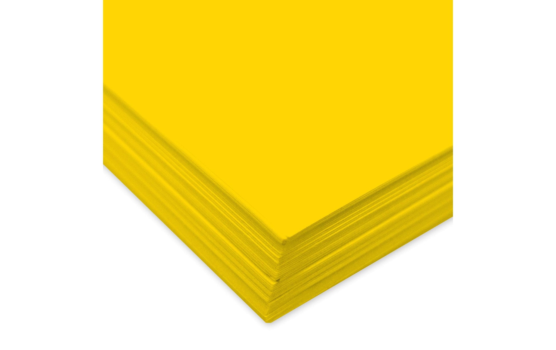 URSUS Tonzeichenpapier – A4, Sonnengelb, 130 g/m² – 100 Blatt