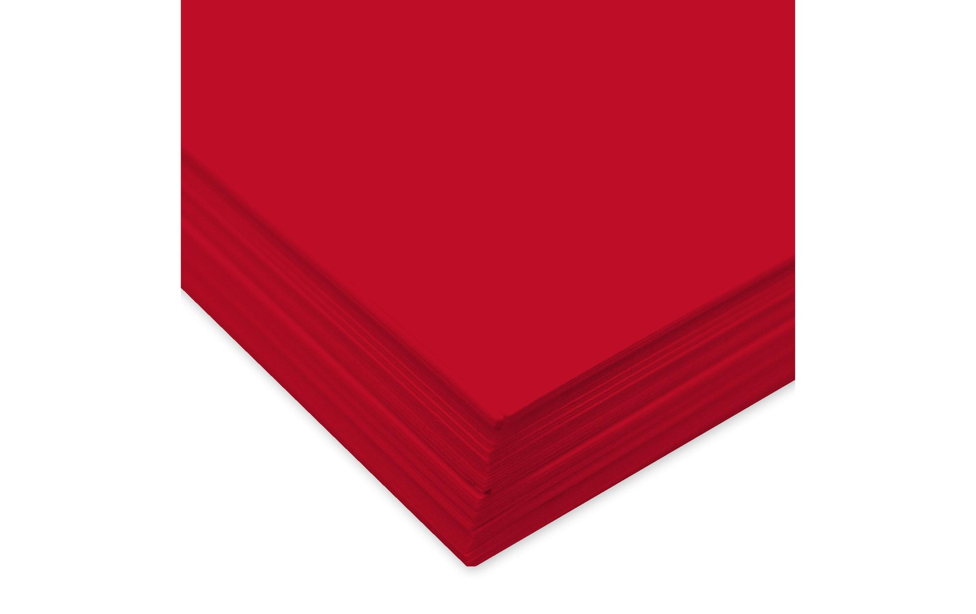 URSUS Tonzeichenpapier – A4, 130 g/m², tulpenrot, 100 Blatt