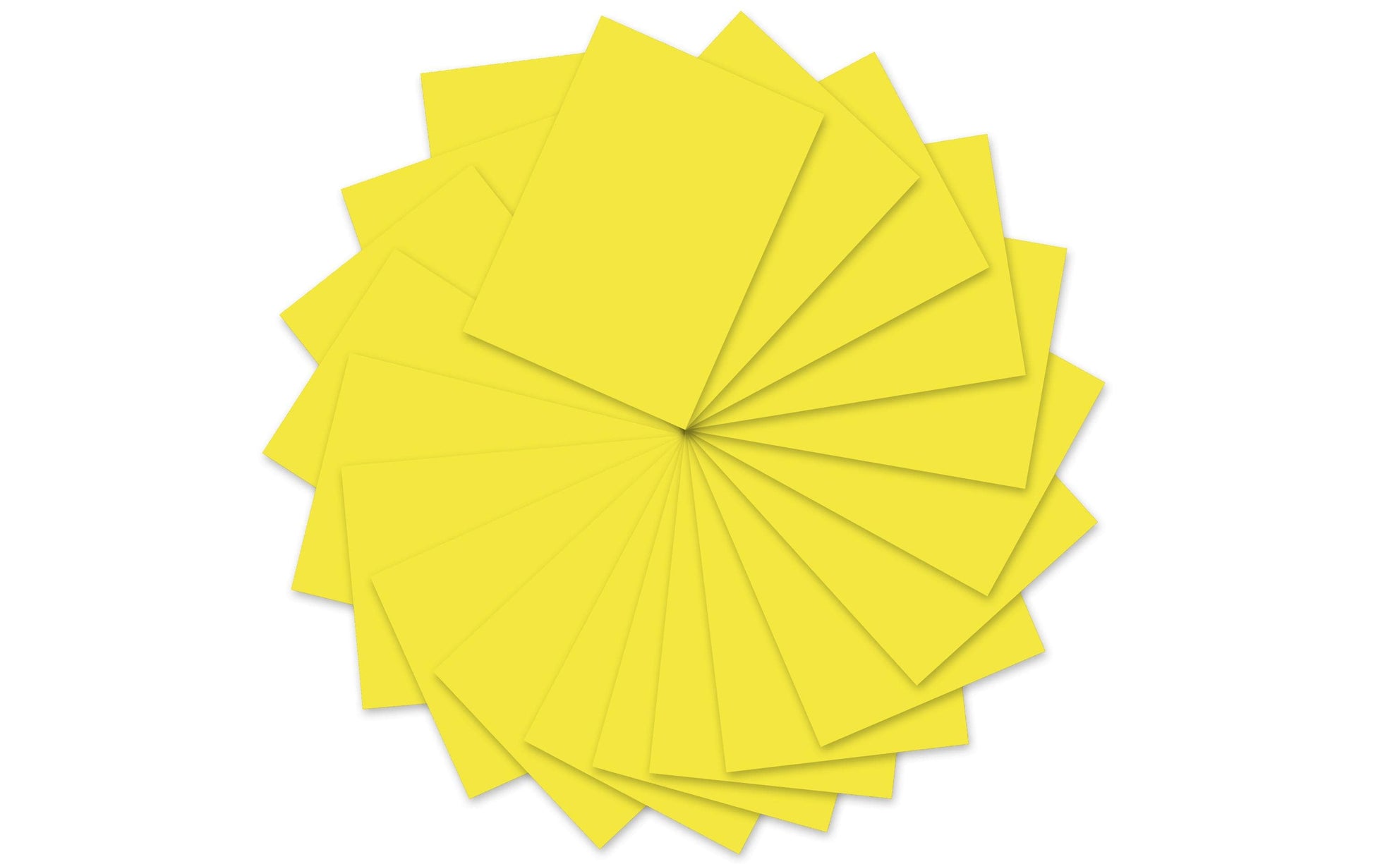 URSUS Fotokarton – 50 × 70 cm, gelb, 300 g/m² – 10 Blatt