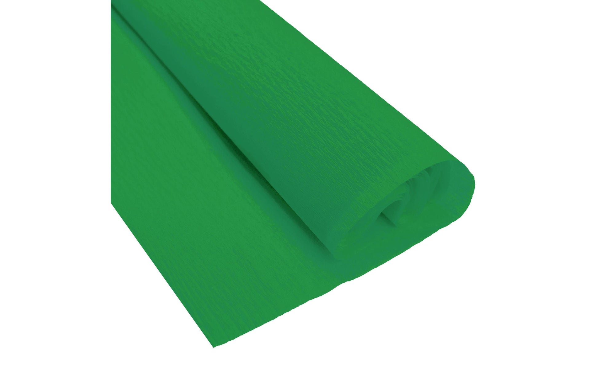 URSUS Krepppapier-Rolle – 50 cm × 2,5 m, dunkelgrün, 32 g/m² – 1 Rolle, Kunstpapier