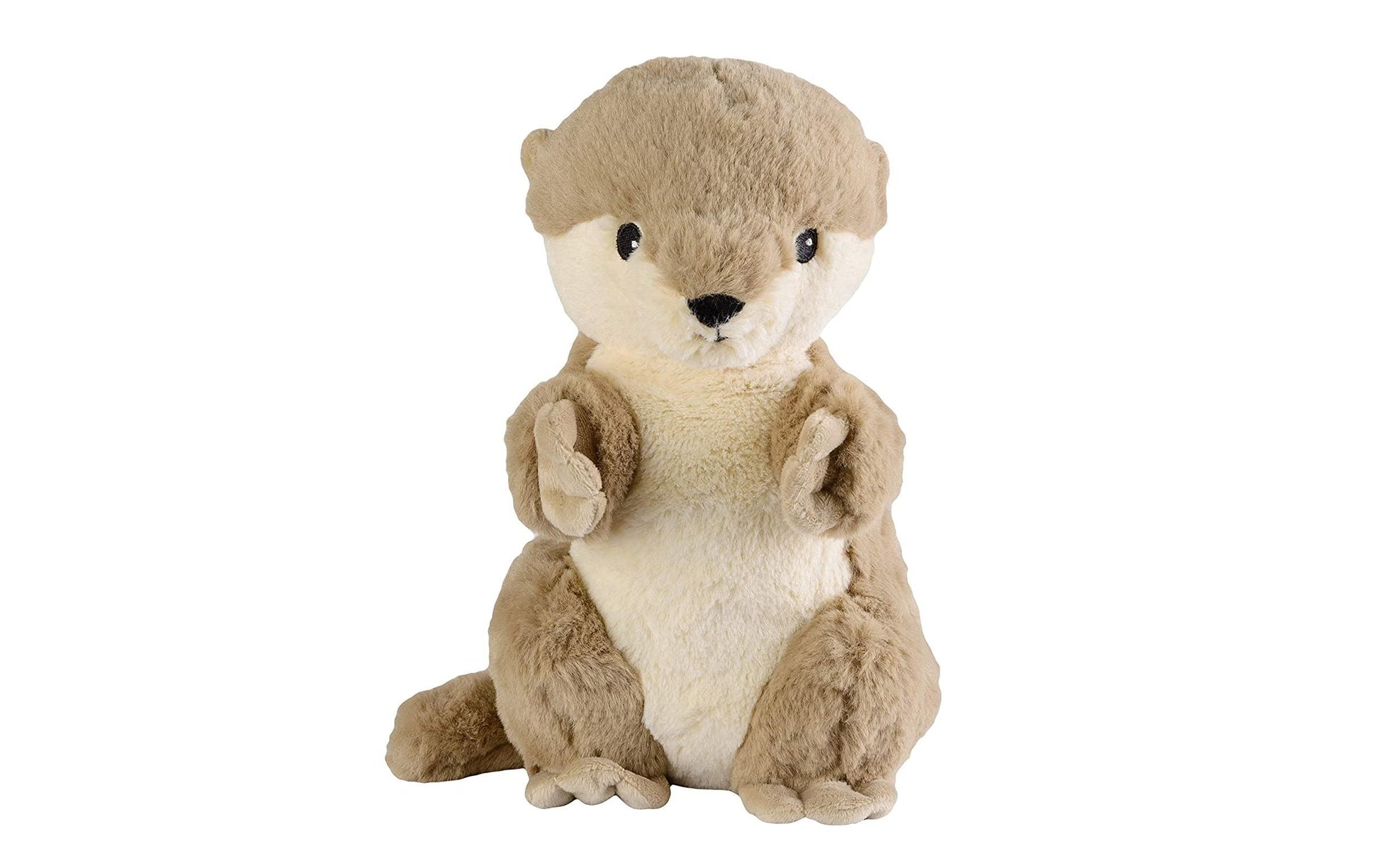 Warmies Plüschtier Otter – 38 cm – weiss/beige – Plüsch – 1 Stück