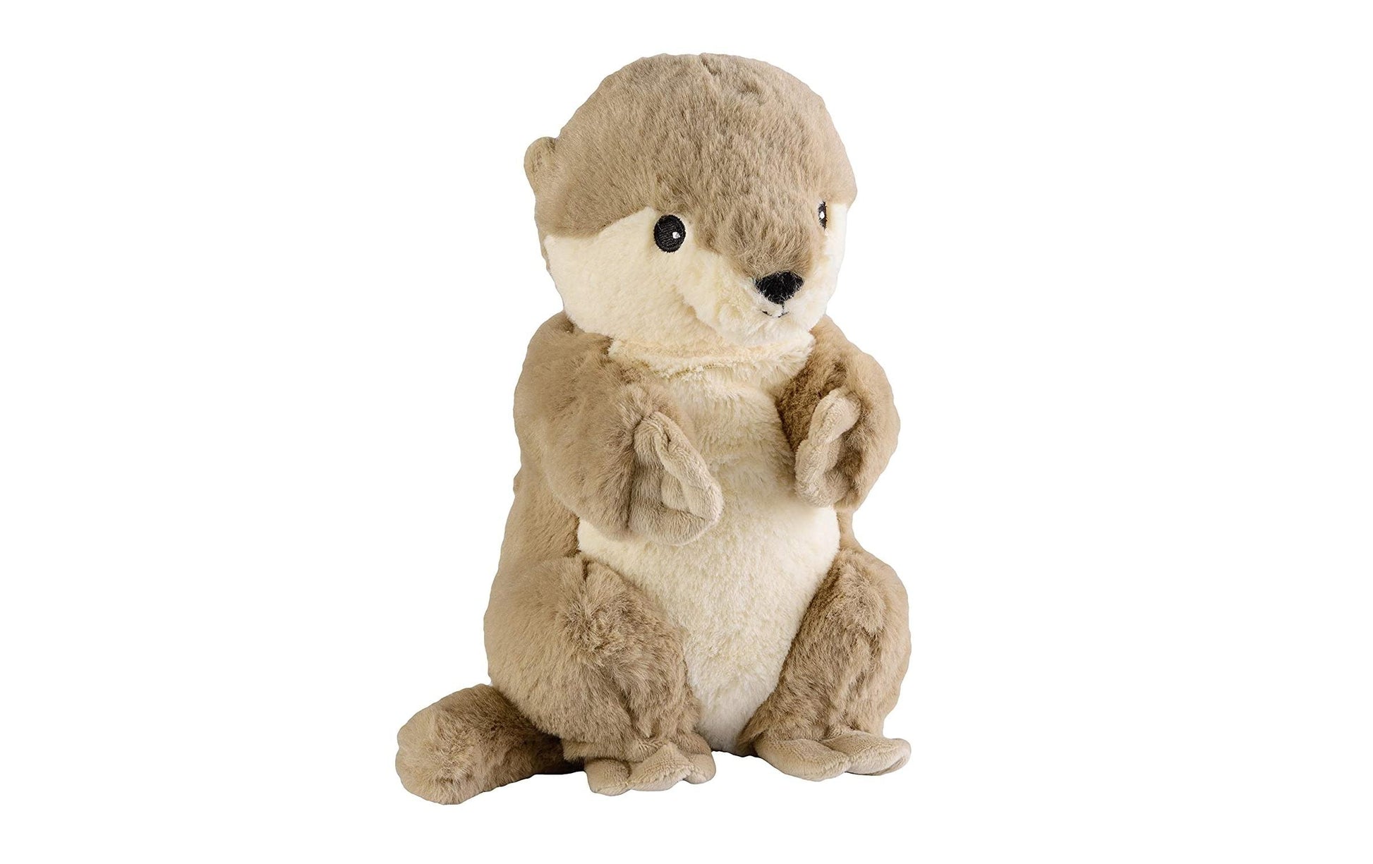 Warmies Plüschtier Otter – 38 cm – weiss/beige – Plüsch – 1 Stück