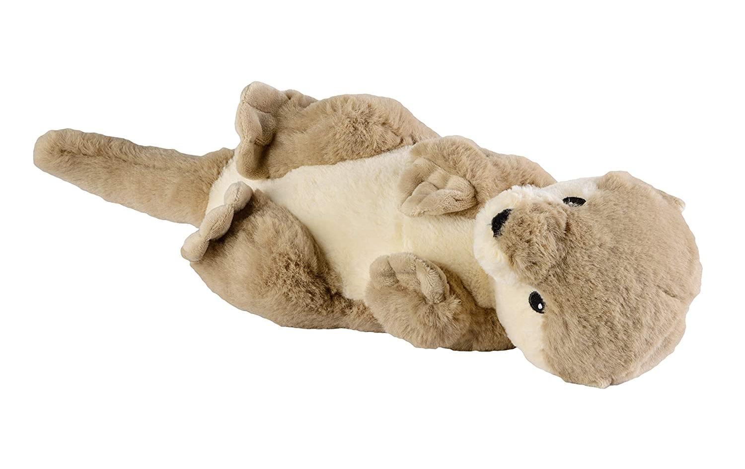 Warmies Plüschtier Otter – 38 cm – weiss/beige – Plüsch – 1 Stück