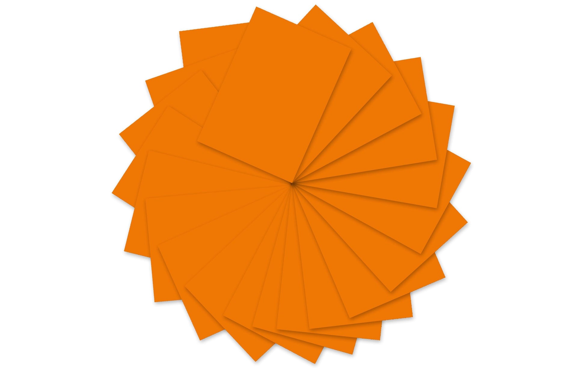 URSUS Tonzeichenpapier – A4, Hellorange, 130 g/m² – 100 Blatt, Kunstpapier