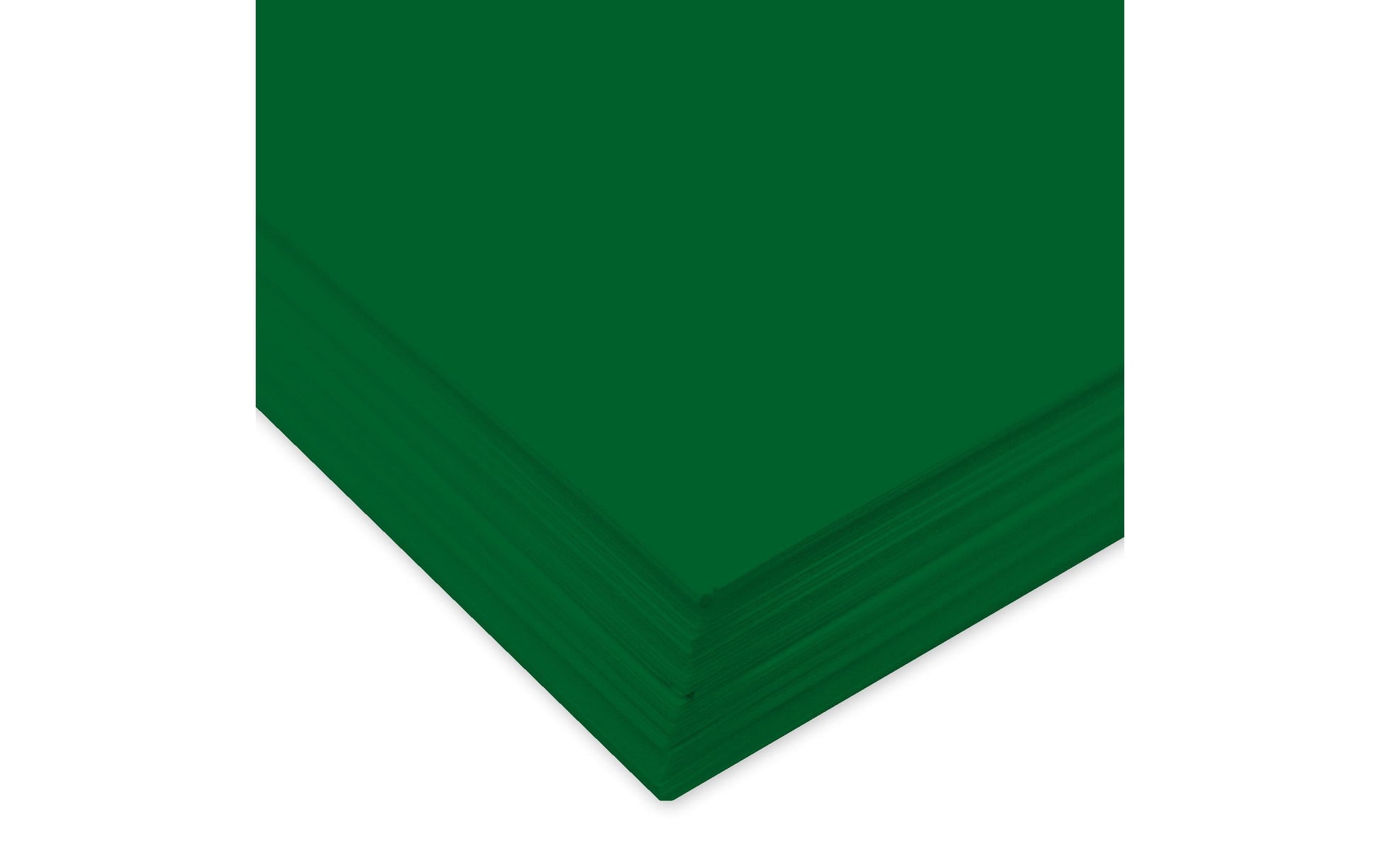 URSUS Tonzeichenpapier – A4, Dunkelgrün, 130 g/m² – 100 Blatt