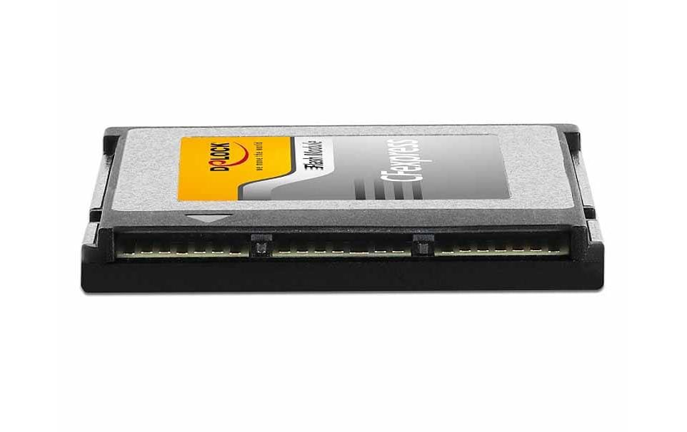 DeLOCK CFexpress Speicherkarte 256 GB – 1550/900 MB/s, Schwarz/Grau