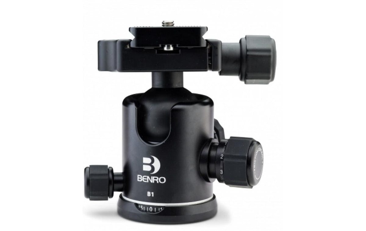 Benro B1 Kugelkopf – Traglast 14 kg, Höhe 100 mm – Schwarz