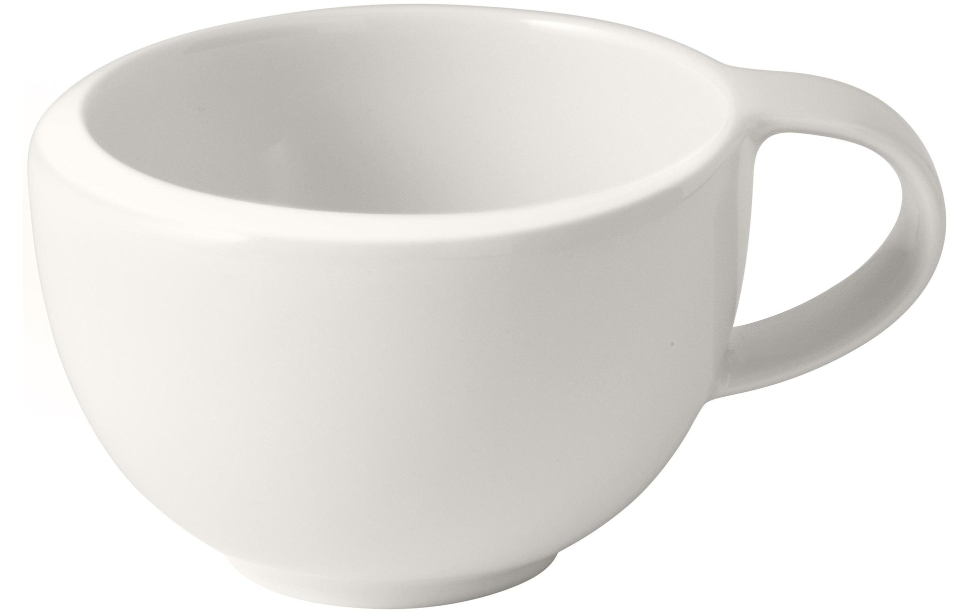 Villeroy & Boch New Moon Espressotasse – 0,10 l, Porzellan, Weiss, Henkel, spülmaschinenfest, mikrowellenfest