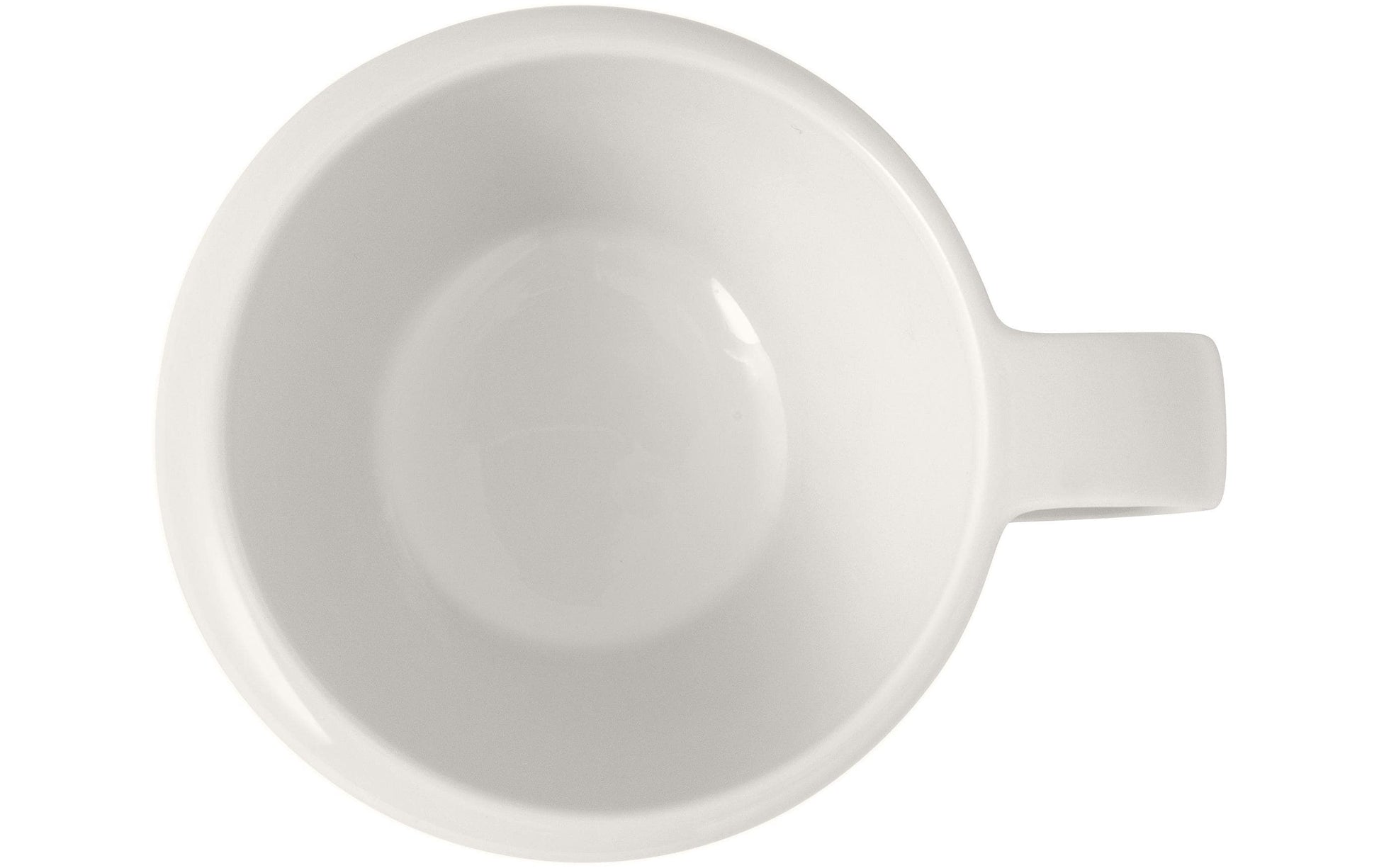 Villeroy & Boch New Moon Espressotasse – 0,10 l, Porzellan, Weiss, Henkel, spülmaschinenfest, mikrowellenfest