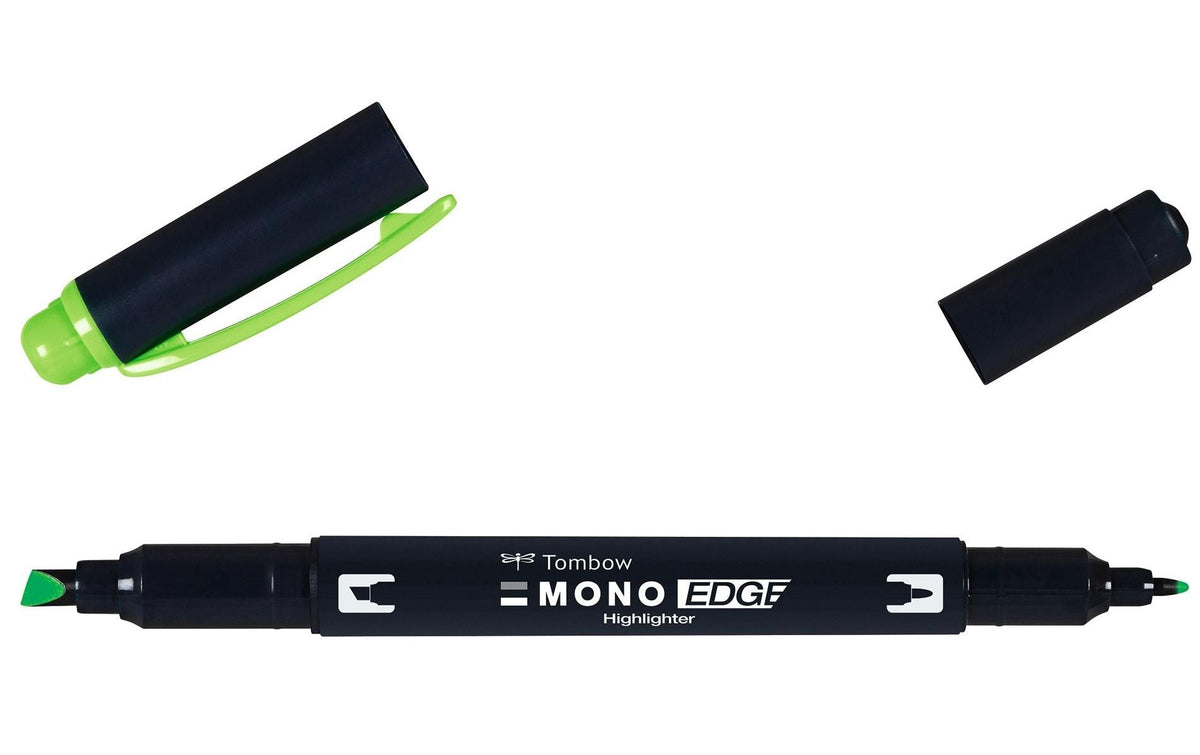 Tombow MONO Textmarker – Grün, Keil/Fein 0,4–3,8/0,4 mm, schnelltrocknend