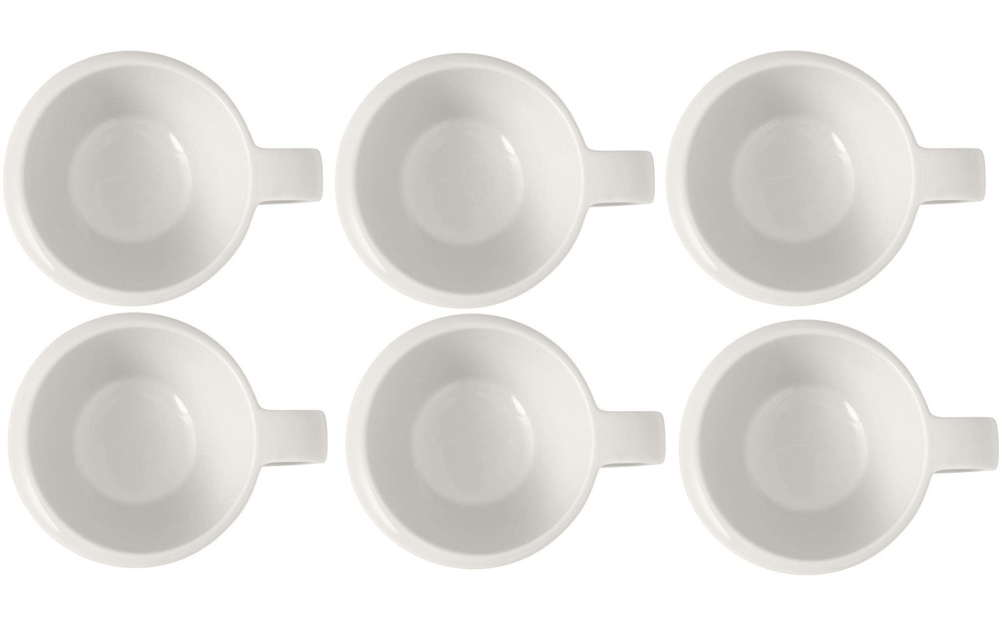 Villeroy & Boch New Moon Espressotasse – 0,10 l, Porzellan, Weiss, Henkel, spülmaschinenfest, mikrowellenfest
