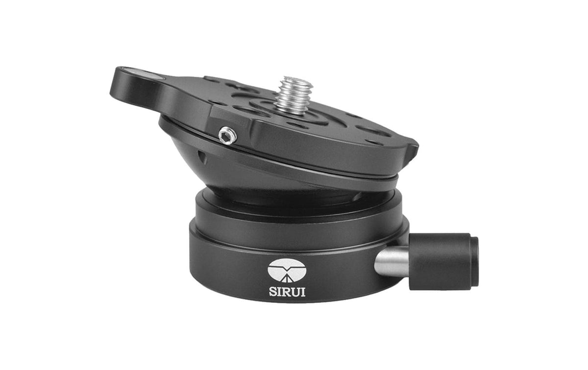 Sirui LE-60 Nivellierkopf – 44 mm, Traglast 15 kg, Aluminium – mit Wasserwaage – 1/4", 3/8"