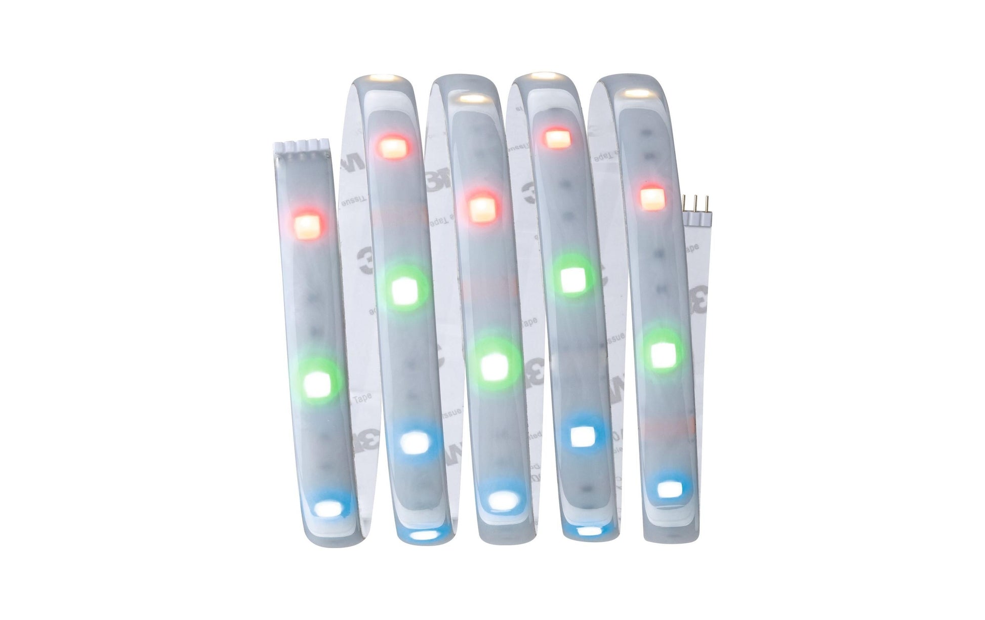 Paulmann LED-Strip MaxLED 250 – Basisset, 1,5 m, 405 lm, 10 W, RGBW, dimmbar, IP44, weiss, inkl. Netzteil