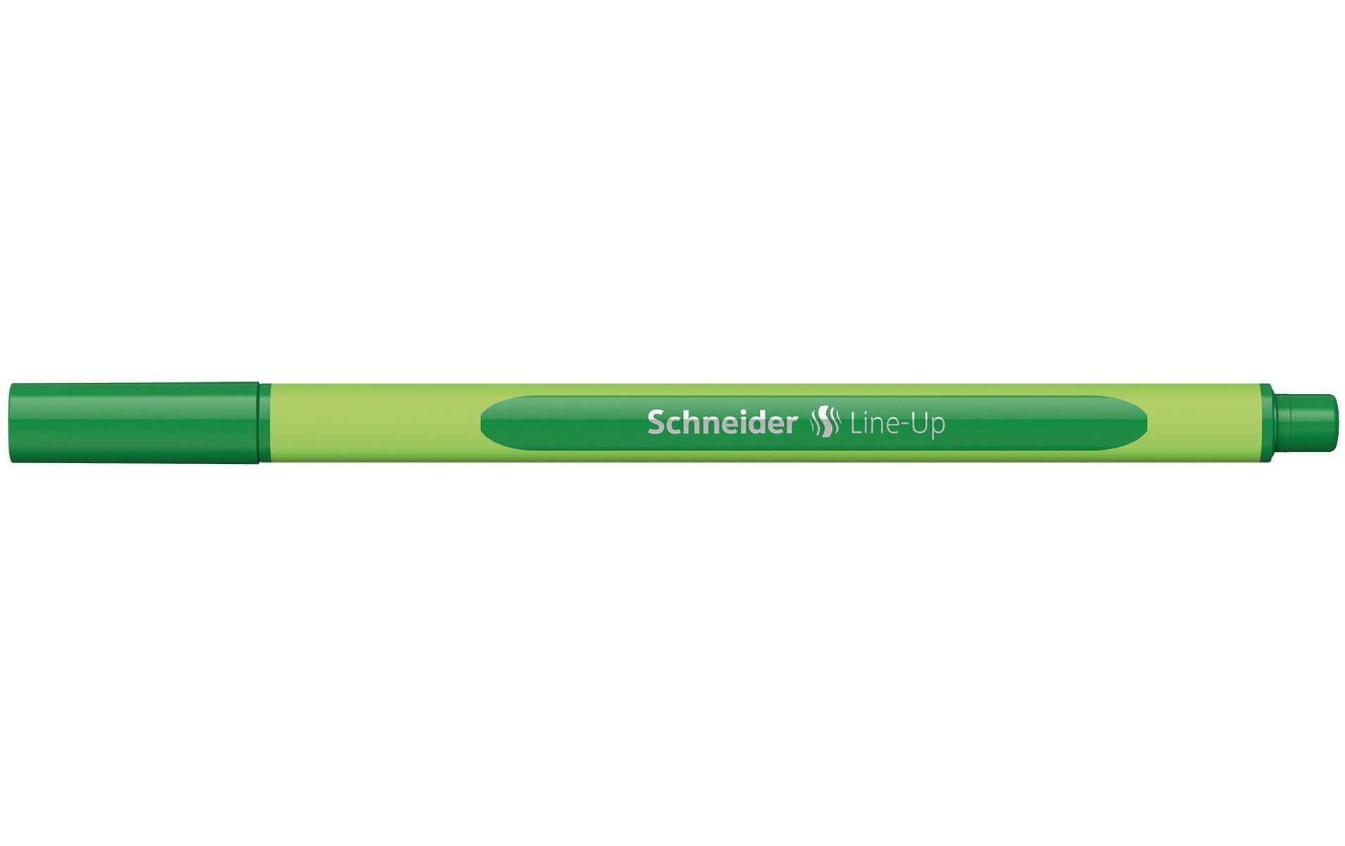 Schneider Schreibgeräte Schneider Line-Up Fineliner Set – 10 Stk., 0,4 mm, grün, Cap-Off